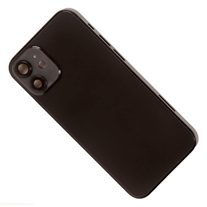 

Задняя крышка в сборе с рамкой для Apple iPhone 12 Mini, черный (841590)