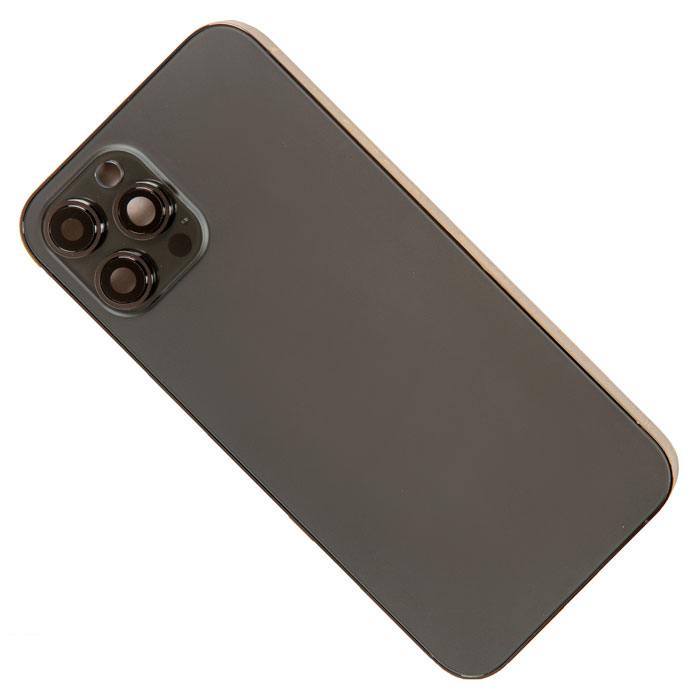 

Задняя крышка в сборе с рамкой для Apple iPhone 12 Pro Max, черный (841588)