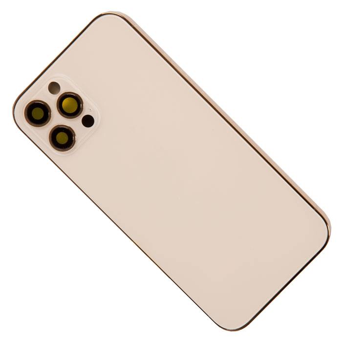 

Задняя крышка в сборе с рамкой для Apple iPhone 12 Pro, золотистый (841596)