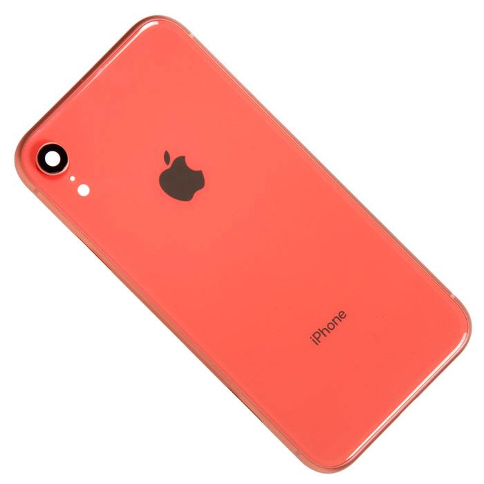 

Задняя крышка в сборе с рамкой для Apple iPhone XR, коралловый (687514)