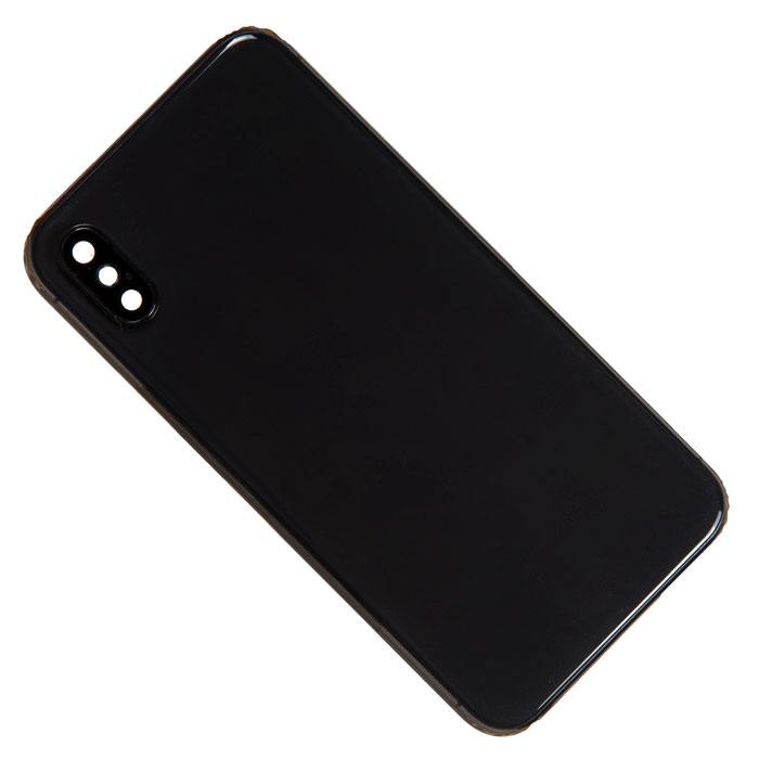

Задняя крышка в сборе с рамкой для Apple iPhone X, черный (687492)