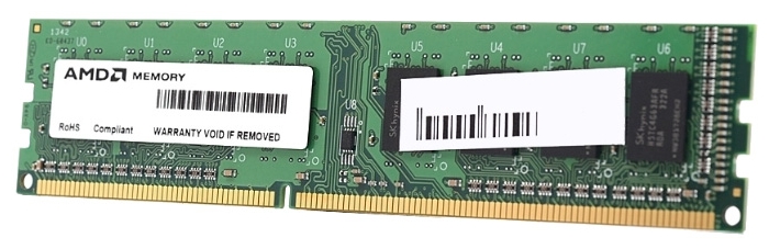

Память DDR3 DIMM 8Gb, 1600MHz, CL11, 1.5 В, AMD (R538G1601U2S-UO), R538G1601U2S-UO