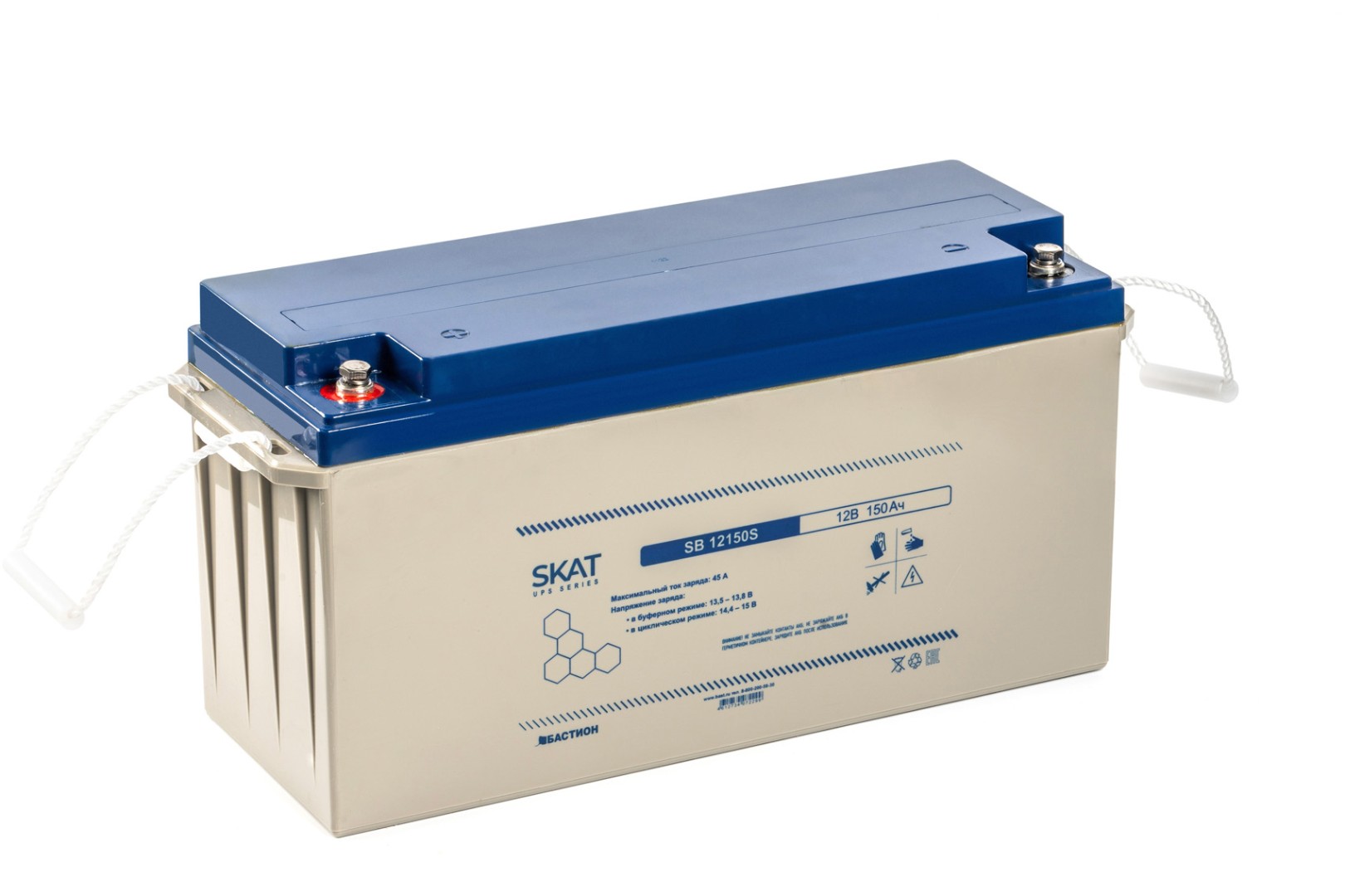 

Аккумуляторная батарея для ИБП Бастион SKAT SB 12150S, 12V, 150Ah (8975), Серый, SKAT SB 12150S