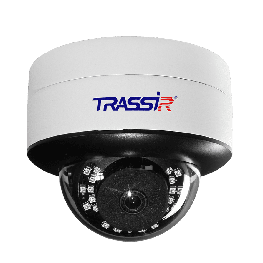 

IP-камера Trassir 2.8 мм - 8 мм, уличная, купольная, 5Мпикс, CMOS, до 2592 x 1944, до 15 кадров/с, ИК подсветка 25м, POE, -40 °C/+60 °C, белый (TR-D3152ZIR2 (B) 2.8-8)