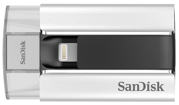 Флешка 32Gb USB 2.0 SanDisk iXpand (SDIX-032G-G57) серебристый/черный