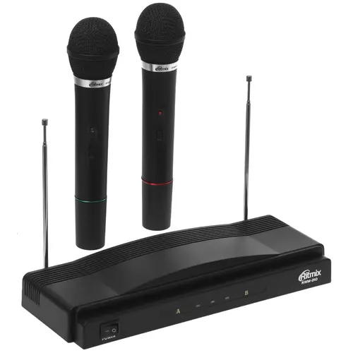 

Микрофон Ritmix RWM-210, динамический, черный (15.01.0E.00.000248), RWM-210