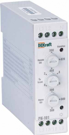 

Реле контроля фаз DEKraft РК-101, белый (23301DEK), РК-101