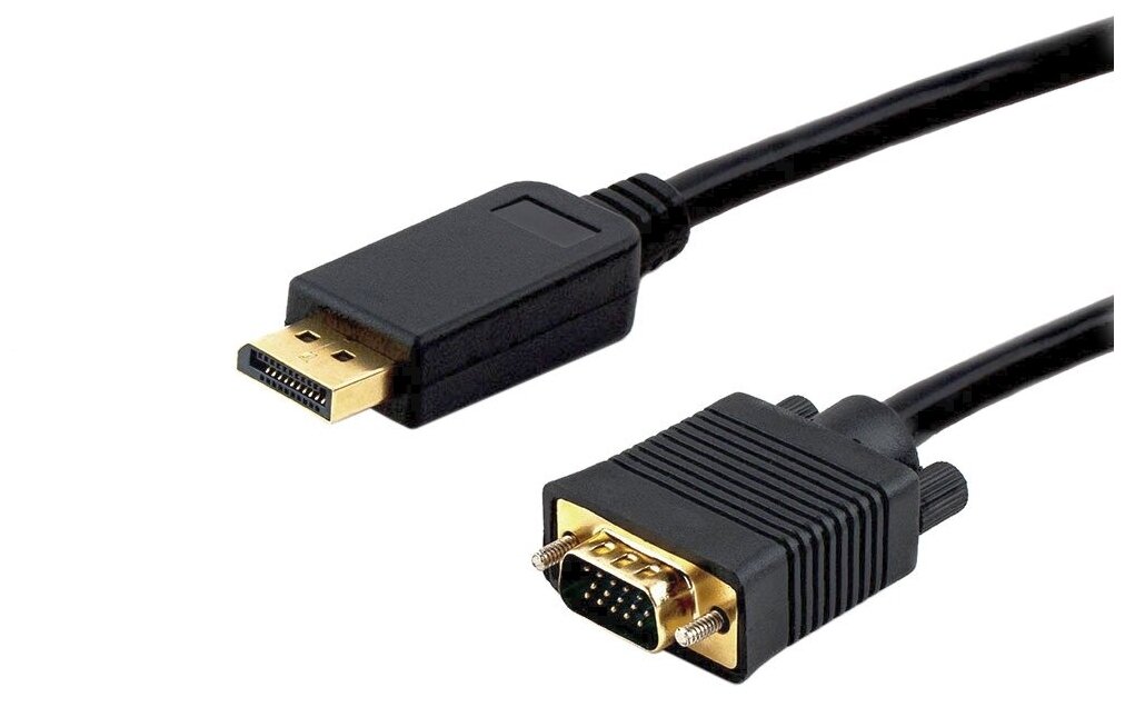 

Кабель DisplayPort(20M)-VGA(15M), экранированный, 1.8 м, черный Cablexpert (CCP-DPM-VGAM-6)