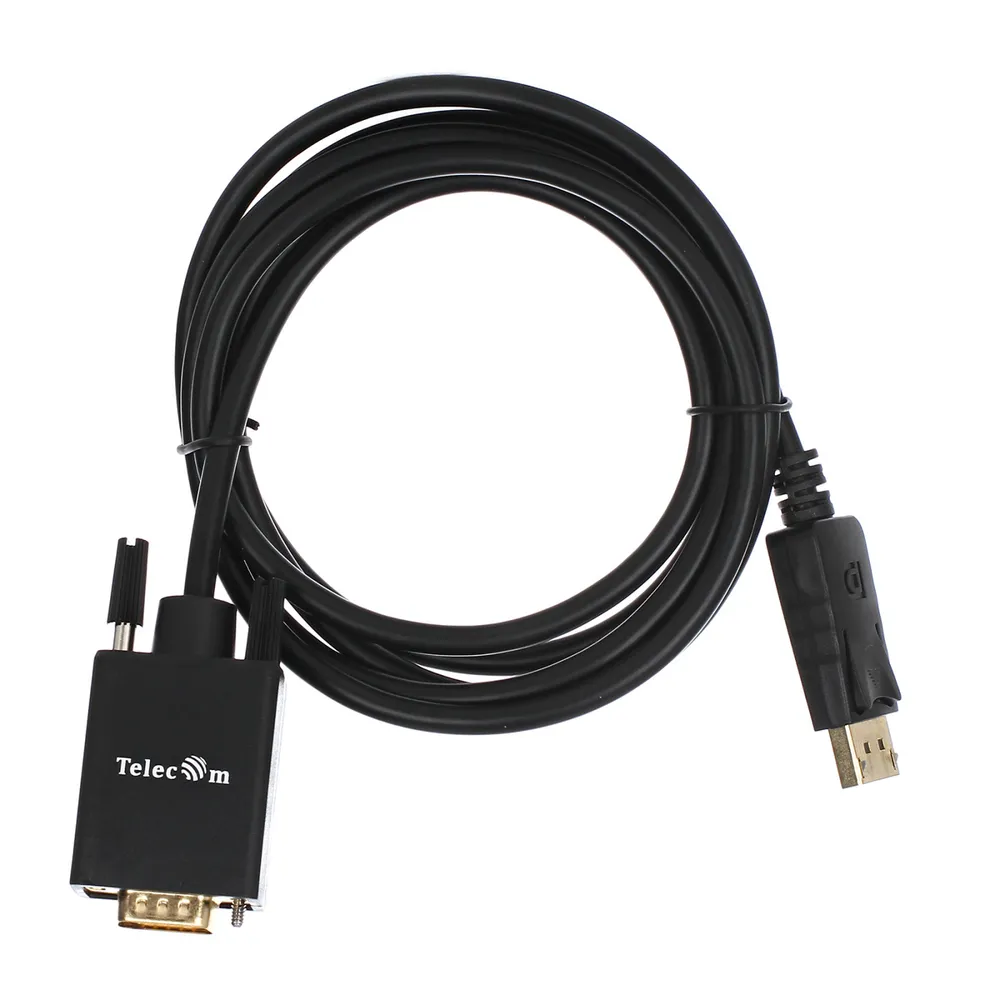 

Кабель DisplayPort(20M)-VGA(15M), экранированный, 1.8 м Telecom (TA669-1.8M)