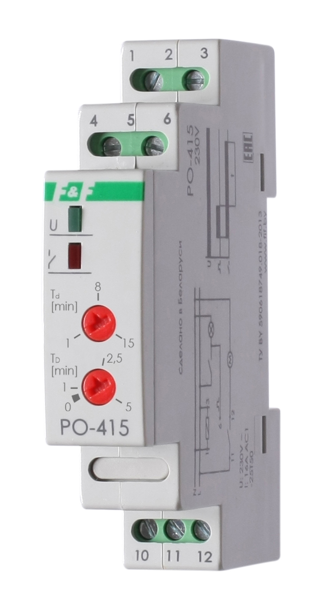 Реле времени Евроавтоматика F&F PO-415 16А (EA02.001.018)