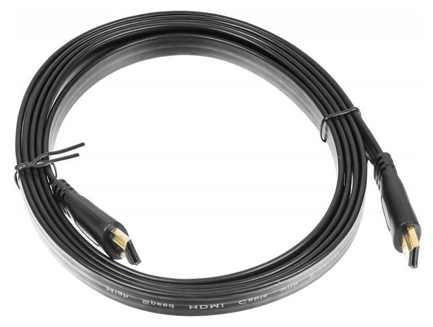 

Кабель HDMI(19M)-HDMI(19M), плоский, экранированный, 2 м Buro (BHP HDMI 2)
