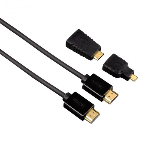 

Кабель HDMI(19M)-HDMI(19M), 1.5 м, черный Hama