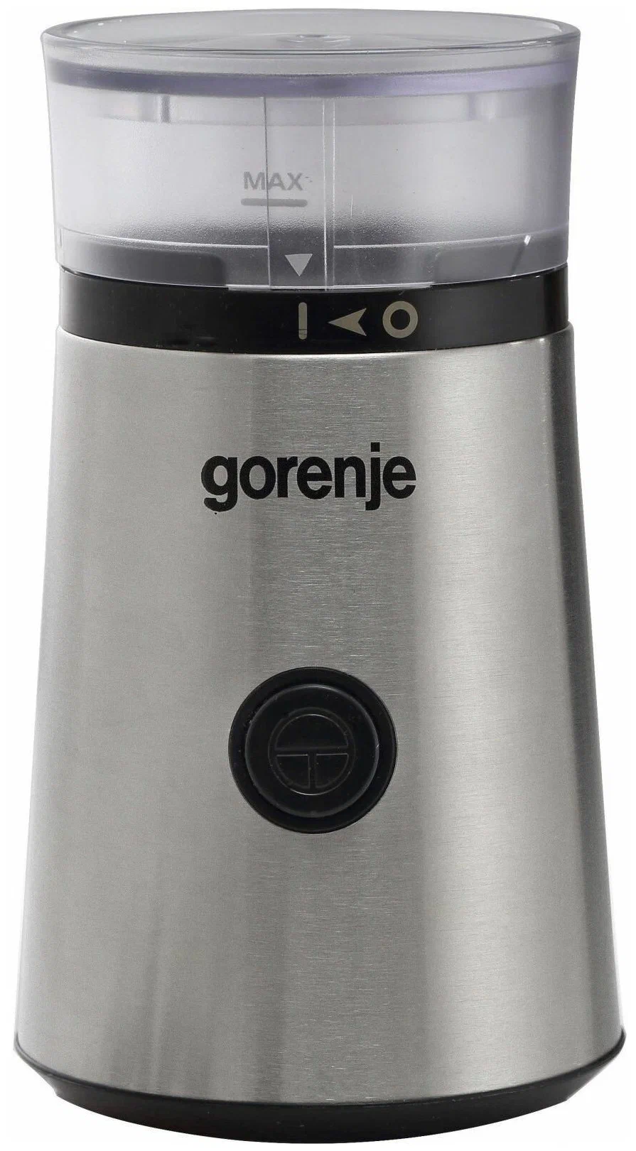 Кофемолка Gorenje SMK150E, ротационный нож, регулировка помола, 60 г, 150 Вт, серебристый (673862)
