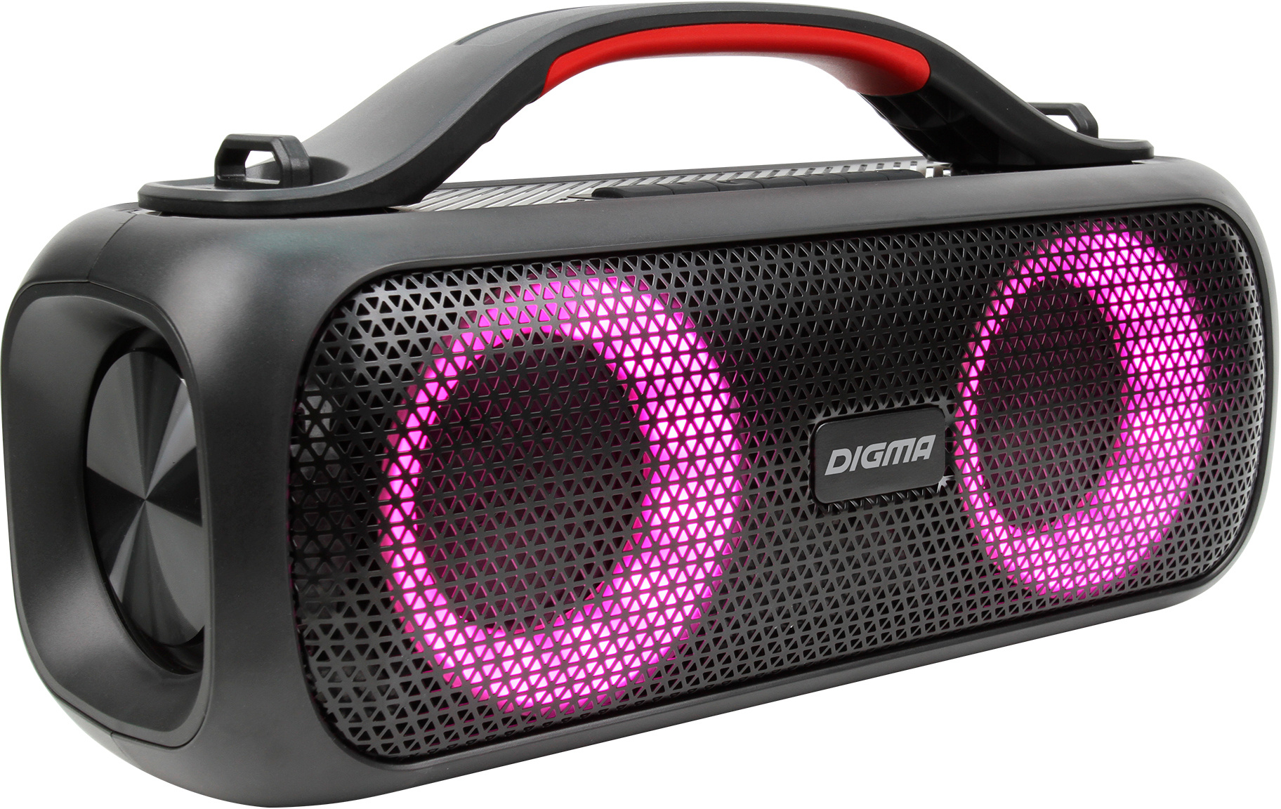 

Портативная акустика Digma D-PS1531, 40 Вт, FM, AUX, USB, Bluetooth, подсветка, черный (SP1531B), D-PS1531