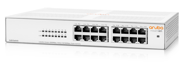 

Коммутатор HPE Aruba Instant On 1430 16G Switch, кол-во портов: 16x1 Гбит/с, установка в стойку (R8R47A), 16G Switch