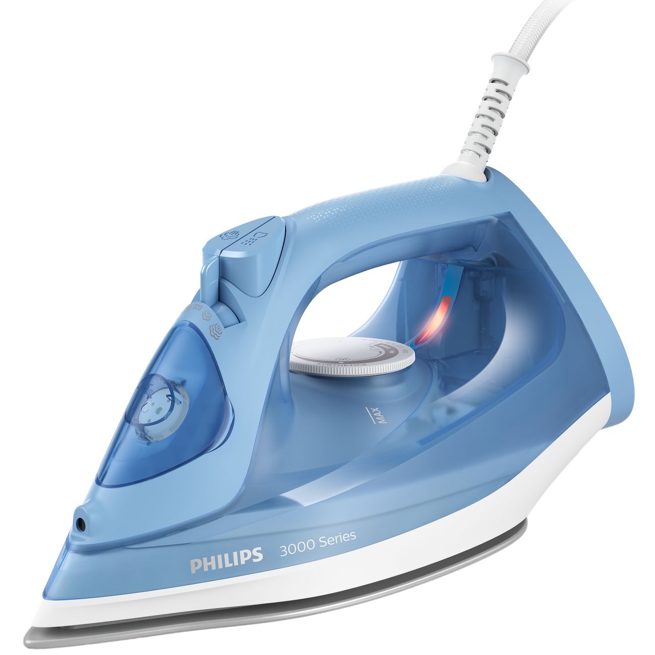 

Утюг Philips 3000Series DST3020 2.2 кВт, длина шнура 1.9 м, голубой (DST3020/20), DST3020