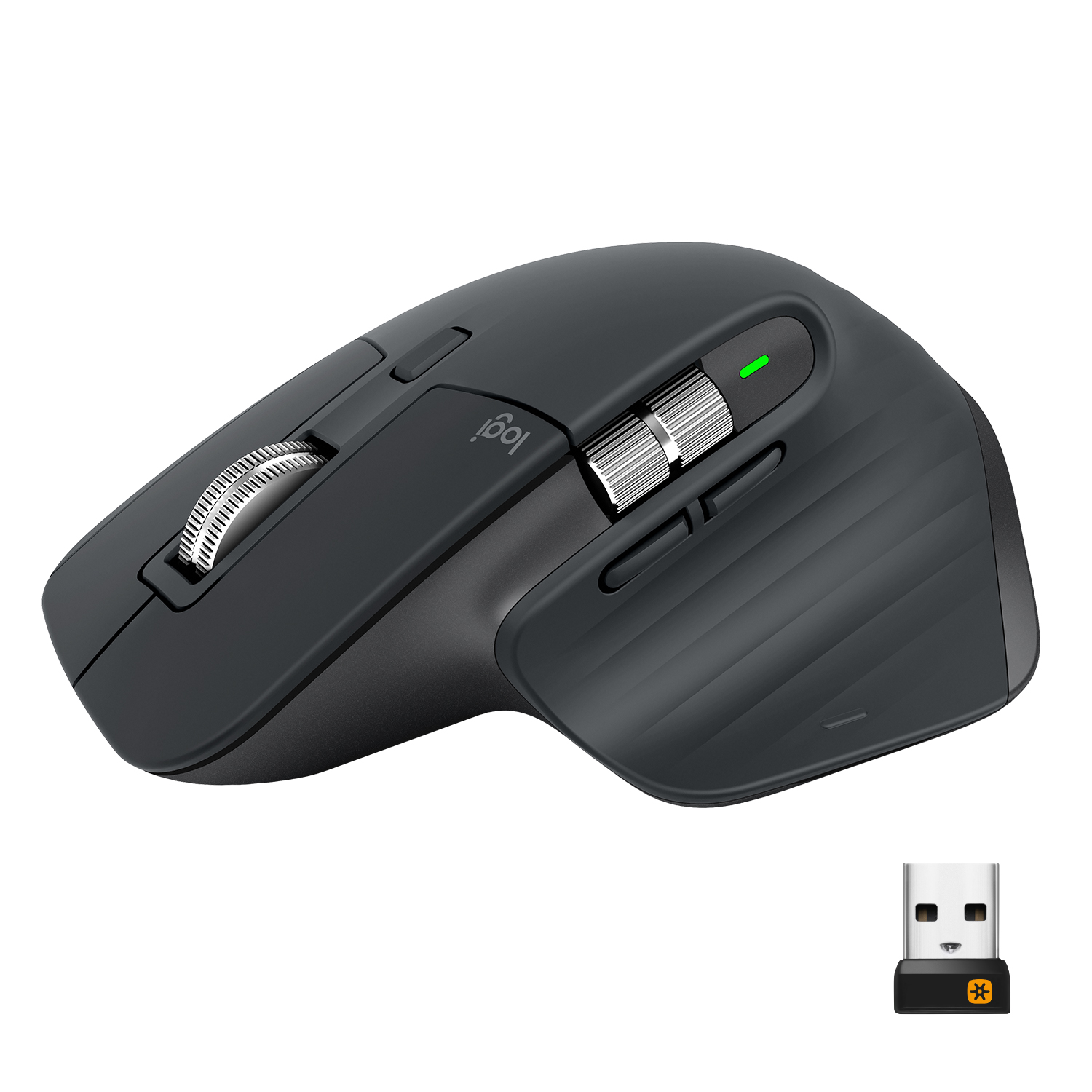

Мышь беспроводная Logitech MX Master 3, 4000dpi, оптическая светодиодная, USB, черный (910-006199), MX Master 3