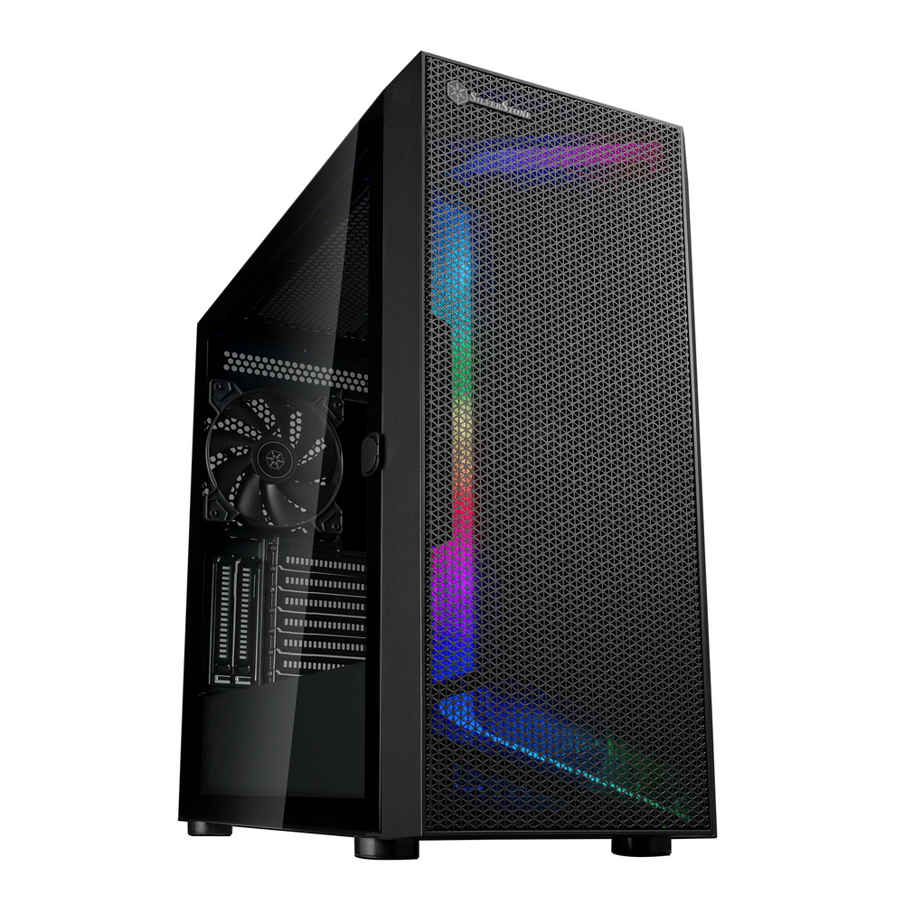 Корпус SilverStone SETA H1, Midi-Tower, без БП, черный