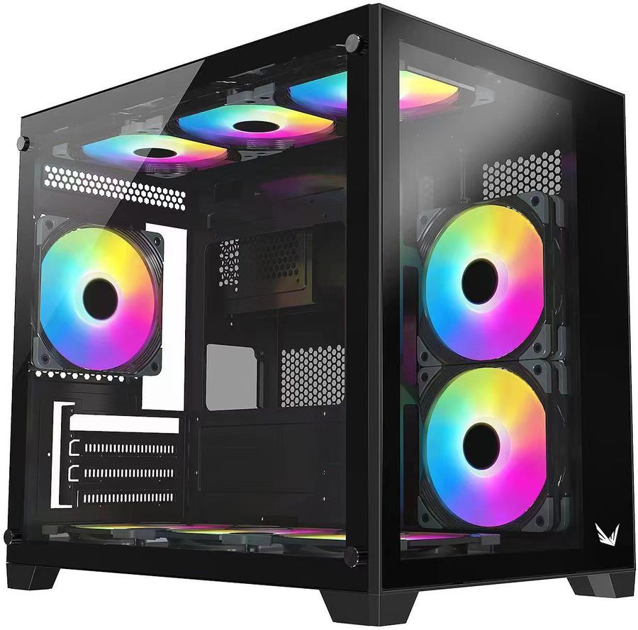 

Корпус Formula V Crystal Z5, mATX, Mini-Tower, USB 3.0, черный, без БП (CRYSTAL Z5 Black), Crystal Z5