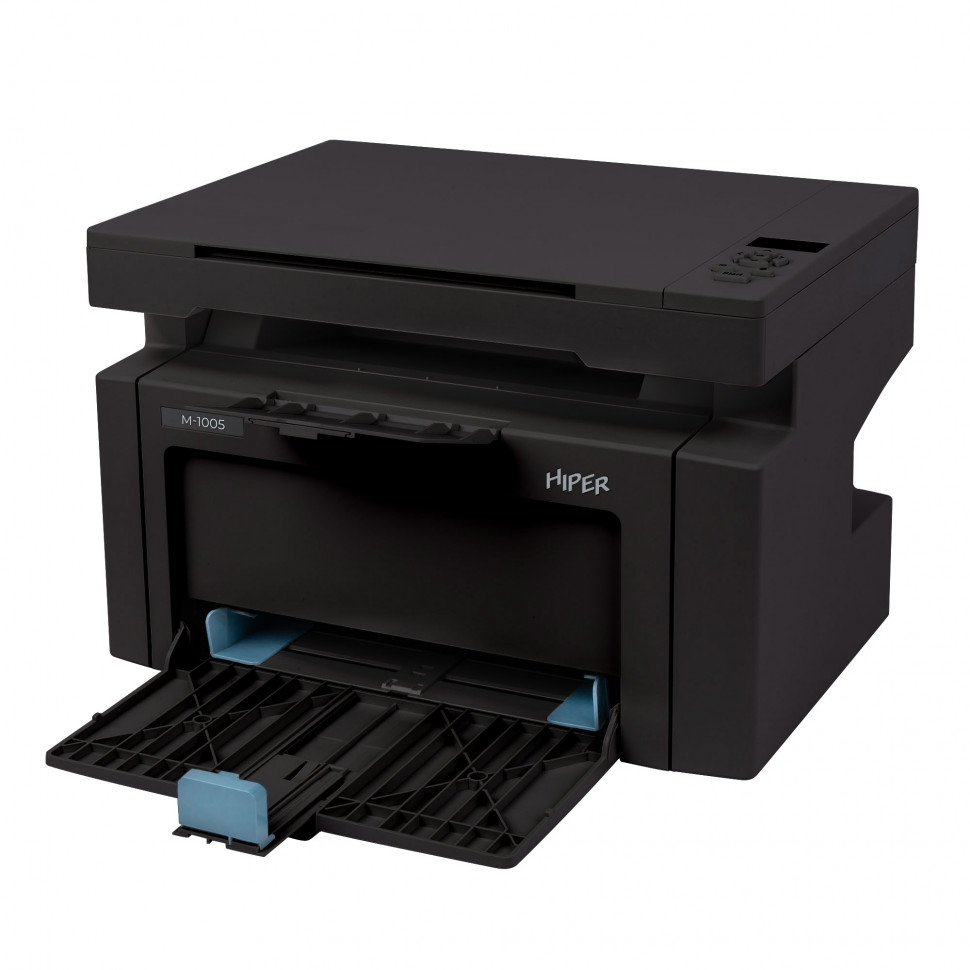 

МФУ лазерный Hiper M-1005, A4, ч/б, 22стр/мин (A4 ч/б), 600x600 dpi, USB, черный (M-1005 (BL)), M-1005
