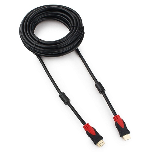 Кабель HDMI(19M)-HDMI(19M) v1.4 4K, экранированный, ферритовый фильтр, 7.5 м Gembird/Cablexpert (CC-S-HDMI03-7.5M)