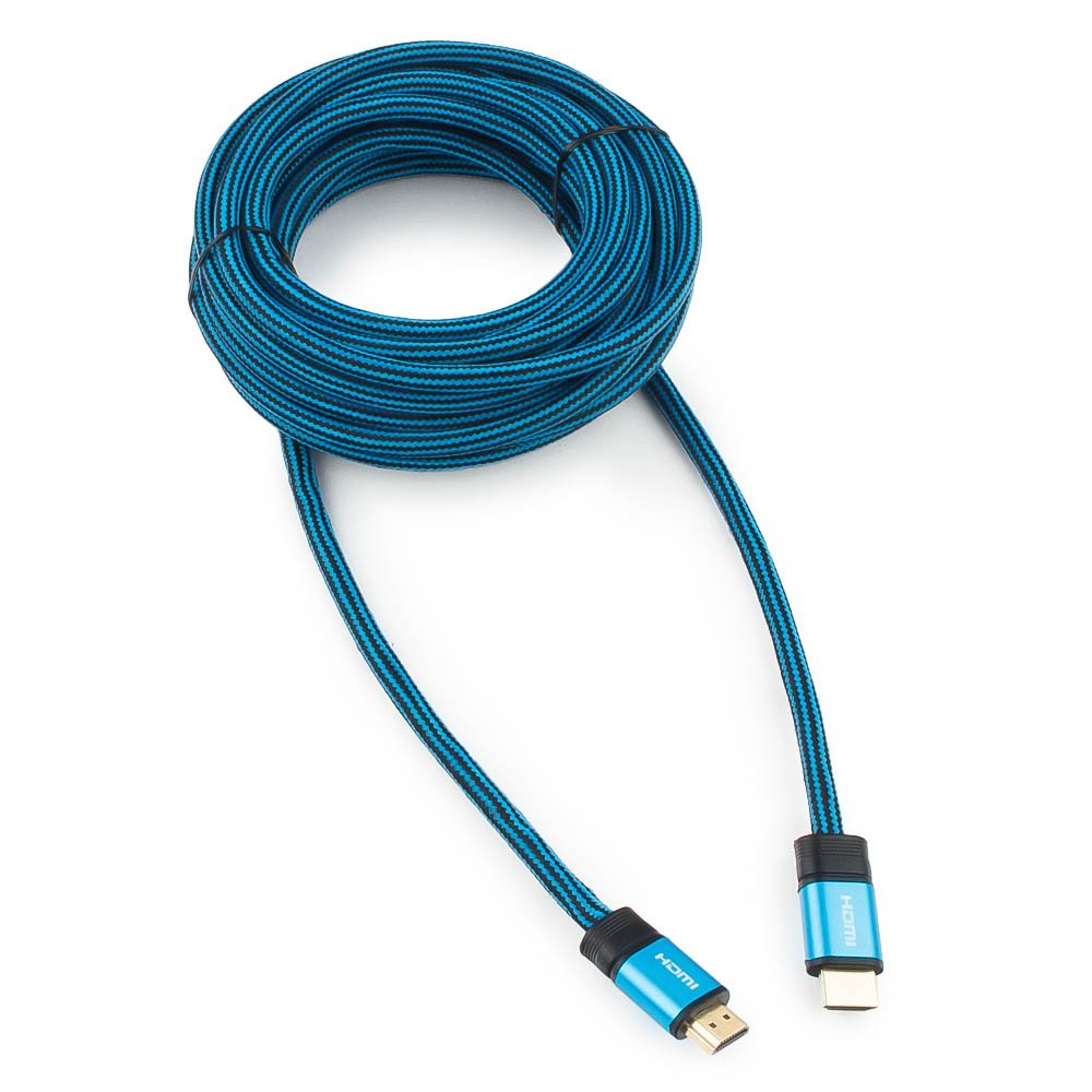 

Кабель HDMI(19M)-HDMI(19M) v1.4 4K, экранированный, 7.5 м, синий Gembird/Cablexpert (CC-G-HDMI01-7.5M)