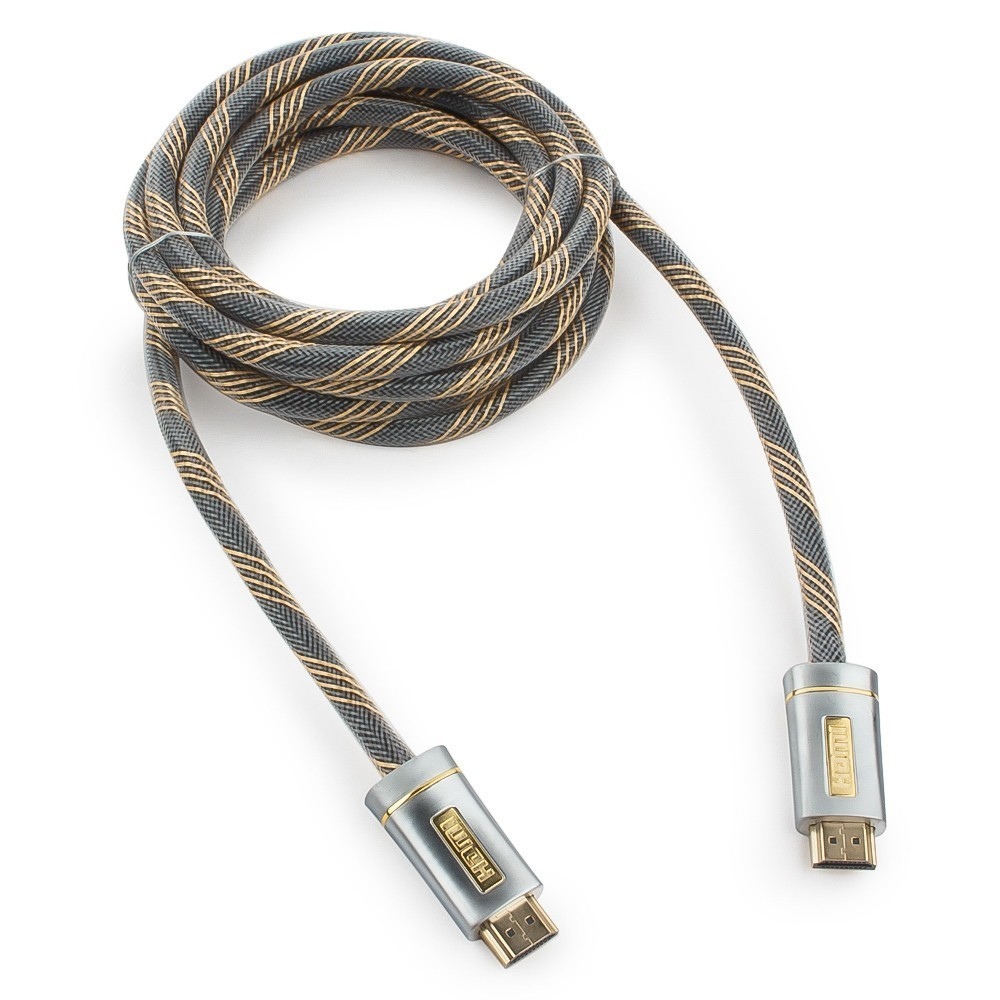 

Кабель HDMI(19M)-HDMI(19M) v2.0 4K, 3 м, золотистый Gembird/Cablexpert PLATINUM (CC-P-HDMI02-3M)