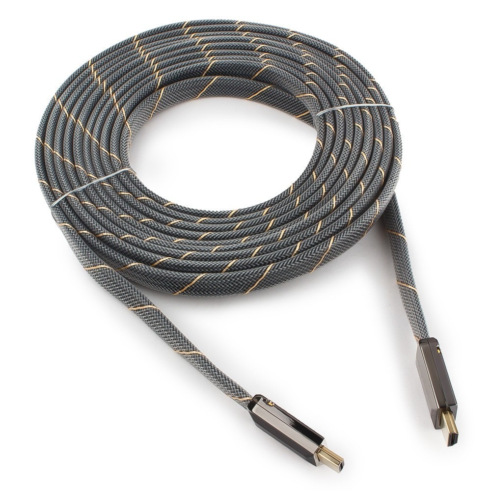 

Кабель HDMI(19M)-HDMI(19M) v2.0 4K, плоский, 4.5 м, серебристый Gembird/Cablexpert PLATINUM (CC-P-HDMI04-4.5M)