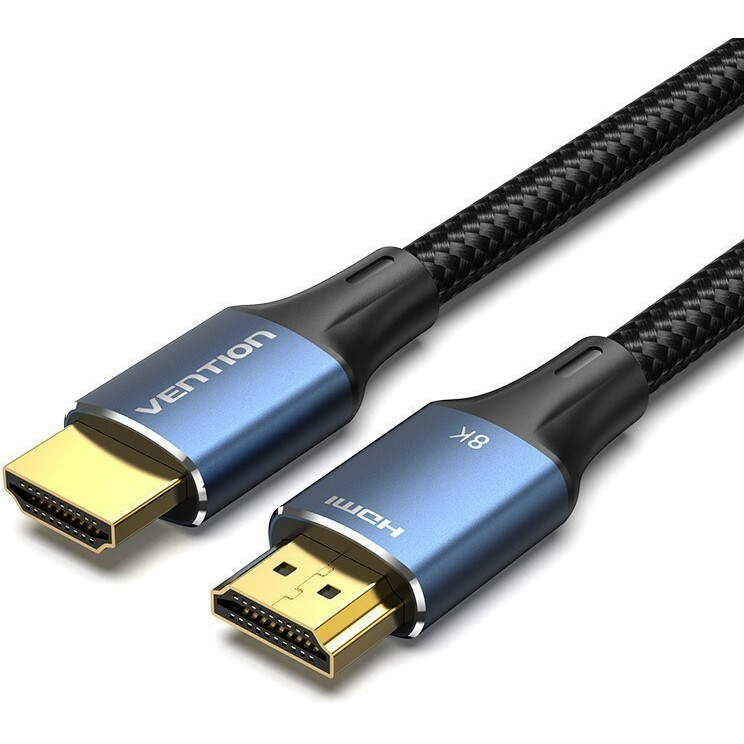

Кабель HDMI(19M)-HDMI(19M) v2.1, 1.5 м, черный Vention Ultra High Speed (ALGLG), Ultra High Speed
