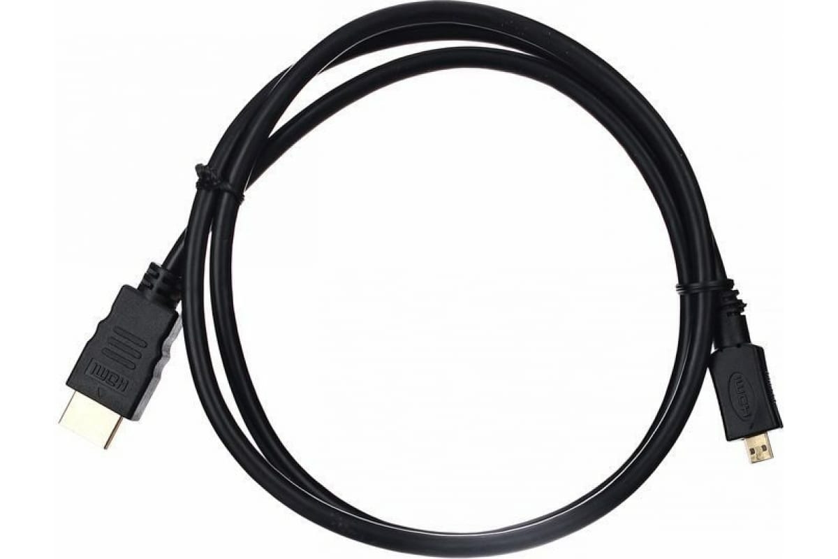 

Кабель HDMI(19M)-Micro HDMI(19M) v1.4, 1 м, черный TV-COM (CG583K-1M)