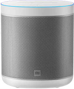 Умная колонка Xiaomi Mi Smart Speaker L09G, Голосовой помощник, музыка по WI-FI и Bluetooth. Мощность фронтальных акустических систем 12 Вт. Восемь языков управления голосом, в том числе и русский., серебристый/белый (QBH4221RU)