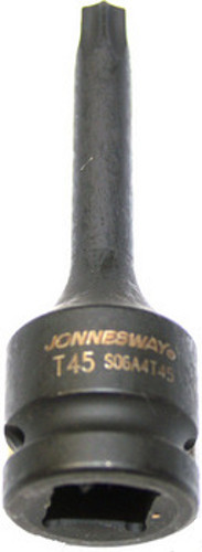 

Головка торцевая Jonnesway S06A4T45, глубокая, ударная, 1/2", TORX T45, высота 78 мм (S06A4T45), S06A4T45