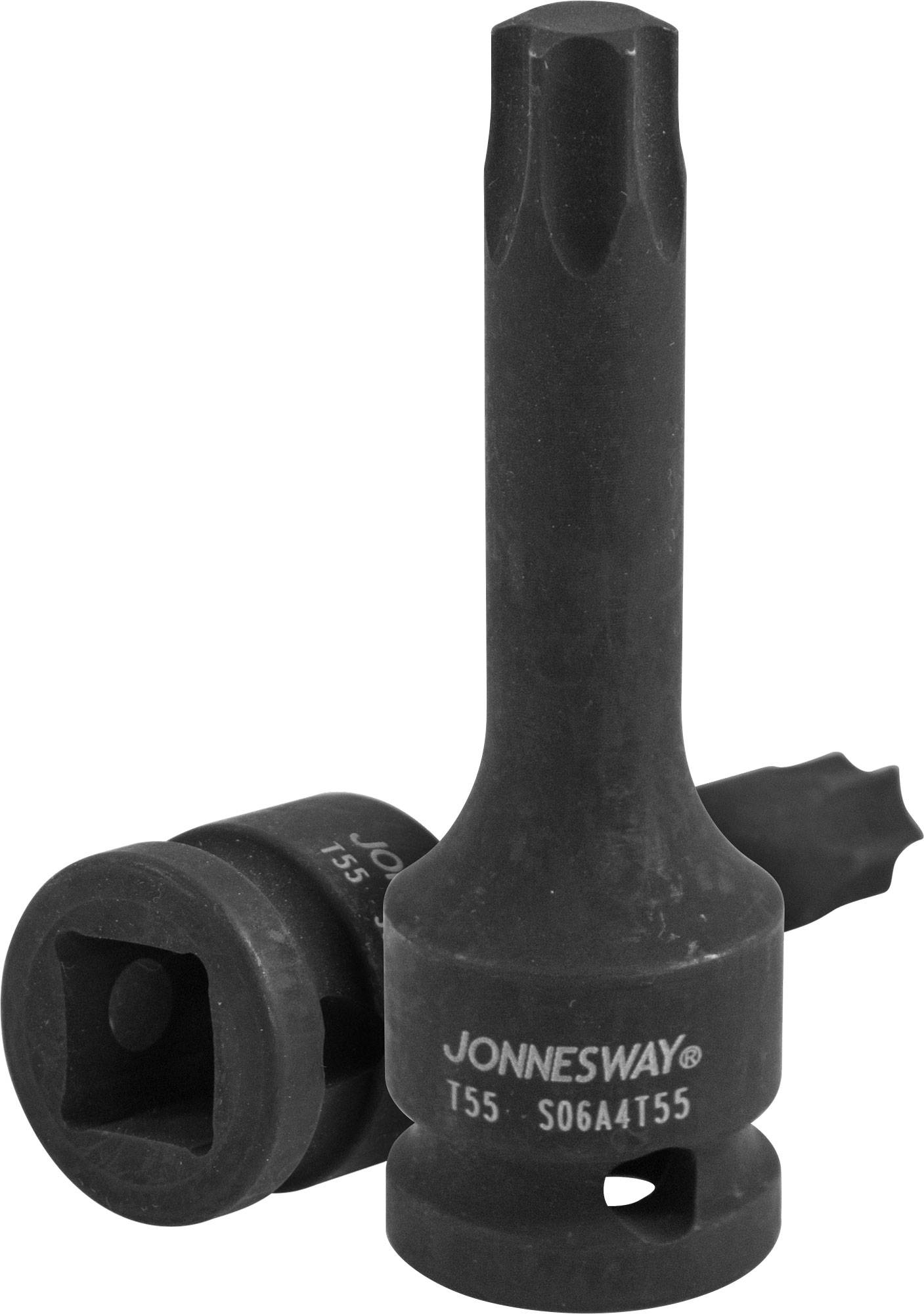 

Головка торцевая Jonnesway S06A4T55, глубокая, ударная, 1/2", TORX T55, высота 78 мм (S06A4T55), S06A4T55