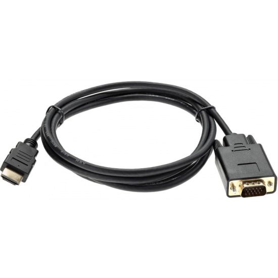 

Кабель HDMI(19M)-VGA(15M), 1.8 м, черный VCOM (CG596-1.8M)