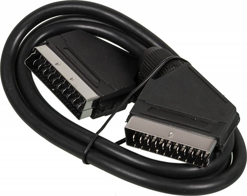 

Кабель SCART(M)-SCART(M), 1 м, черный Ningbo (6928431200773)