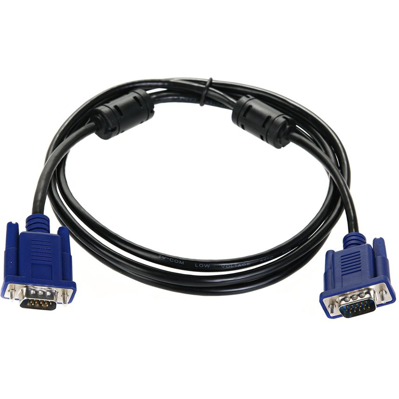 

Кабель VGA(15M)-VGA(15M), ферритовый фильтр, 1.8 м, черный TV-COM (QCG120H-1.8M)