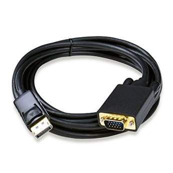 

Кабель-переходник (адаптер) DisplayPort(20M)-VGA(15M), 1.8 м, черный ORIENT C708 (30708), C708