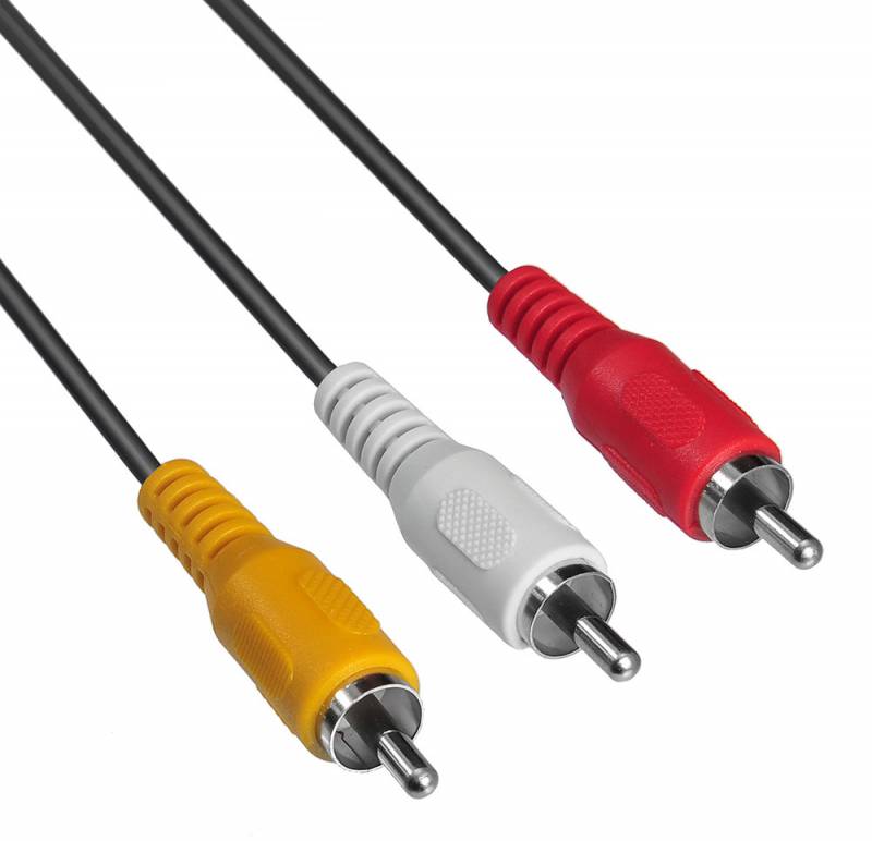 

Кабель 3xRCA(M)-3xRCA(M), 1 м, черный Buro (BAAC027-1)