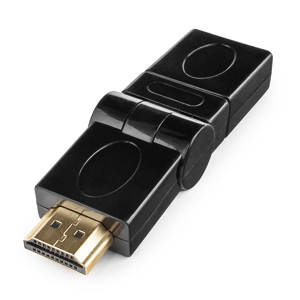Переходник (адаптер) HDMI(19F)-HDMI(19M) поворотный Gembird/Cablexpert (A-HDMI-FFL2)