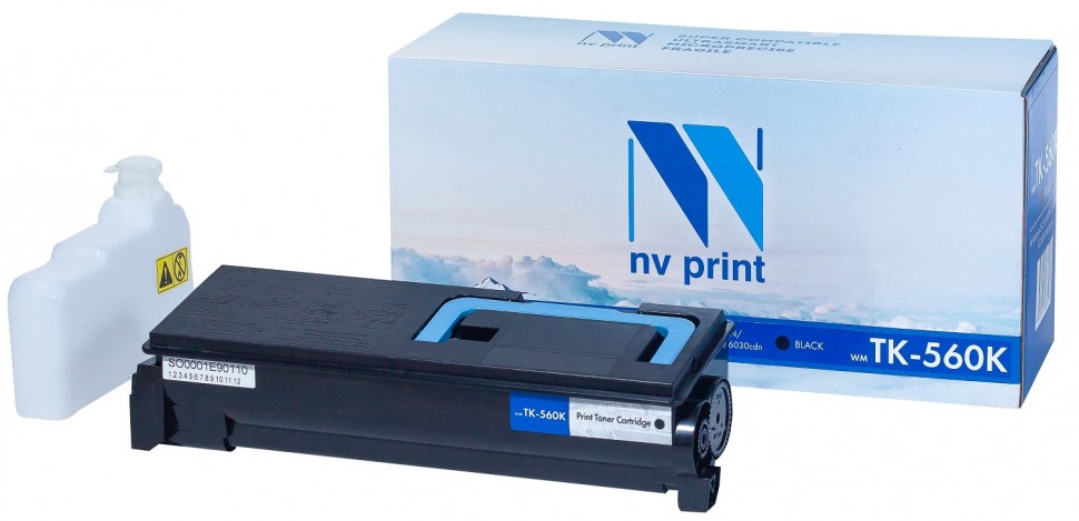 

Картридж лазерный NV Print NV-TK560Bk (TK-560K/1T02HN0EU0), черный, 12000 страниц, совместимый для Kyocera FS-C5300DN/C5350DN/ECOSYS P6030cdn
