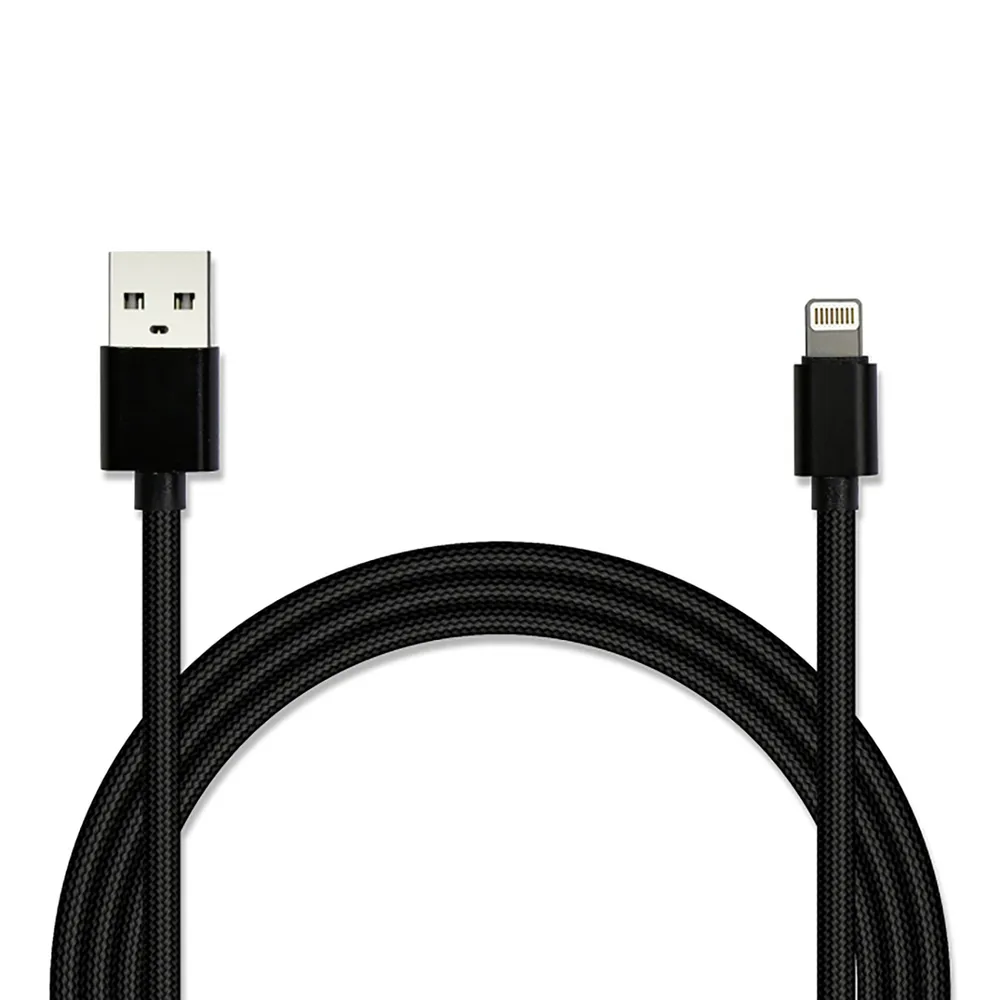 

Кабель USB-Lightning 8-pin, 2A, 2 м, черный, Jet.A JA-DC44 (JA-DC44 2m Black), JA-DC44