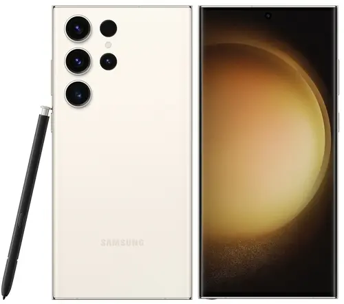 

Смартфон Samsung Galaxy S23 Ultra, 6.8" 1440x3088 Dynamic AMOLED 2X, Qualcomm Snapdragon 8 Gen 2, 12 Гб RAM, 512 Гб, 3G/4G/5G, NFC, Wi-Fi, BT, 4xCam, 2-Sim, 5 А·ч, USB Type-C, Android 13, бежевый (SM-S918BZEQAFC), Galaxy S23 Ultra