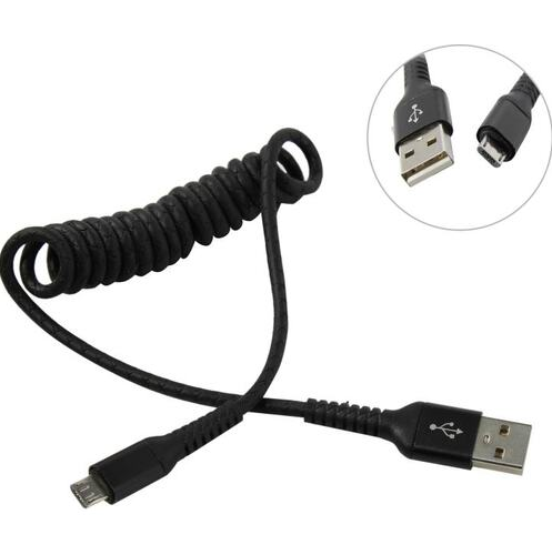 

Кабель USB-Micro USB, 2.1A, черный, MEDIAGADGET (MGC031PBK)