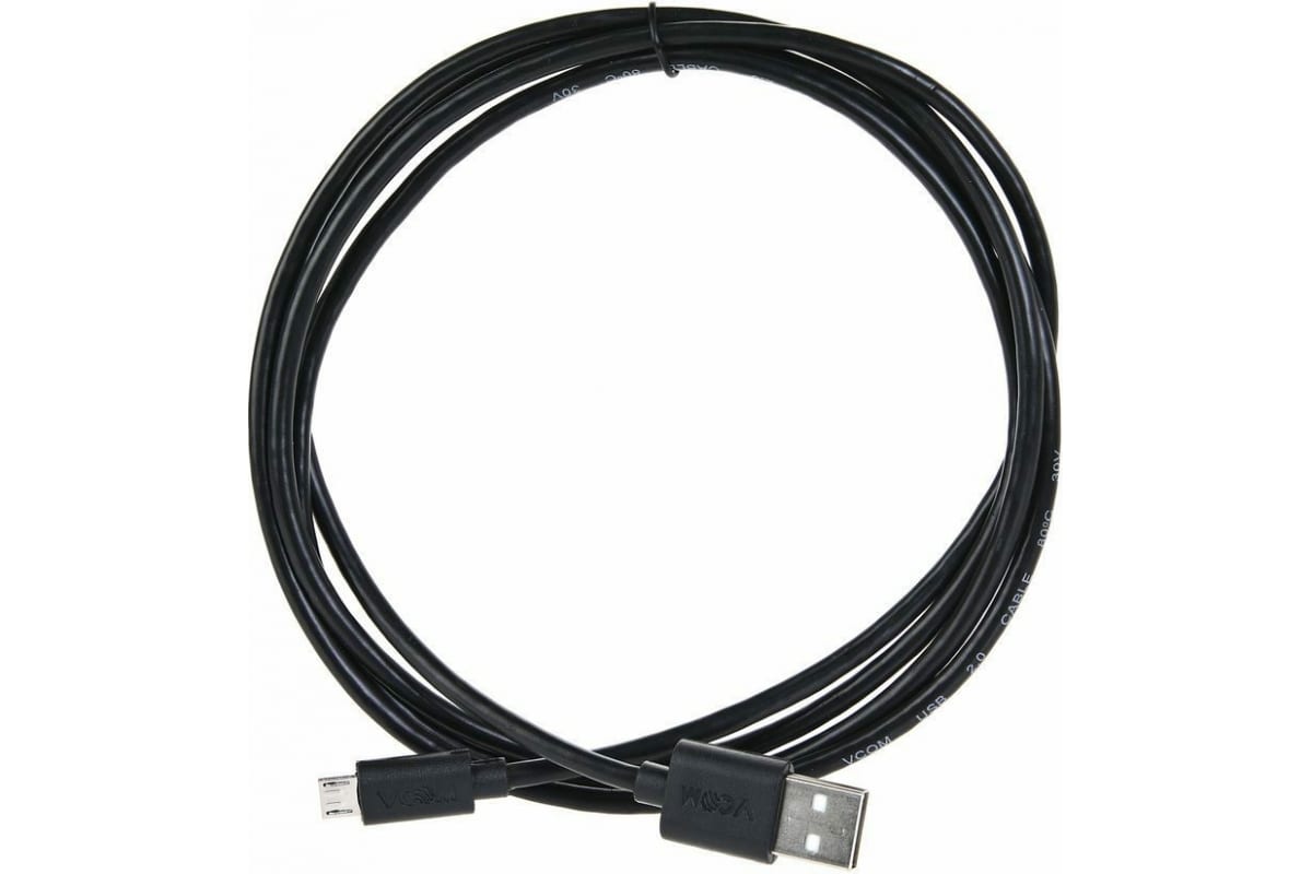 

Кабель USB-Micro USB, 1.5 м, черный, VCOM VUS6945-1.5M (VUS6945-1.5M), VUS6945-1.5M