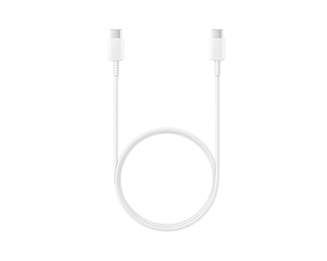 

Кабель USB Type-C-USB Type-C, быстрая зарядка, 3A, 1 м, белый, Samsung (EP-DA705BWRGRU)