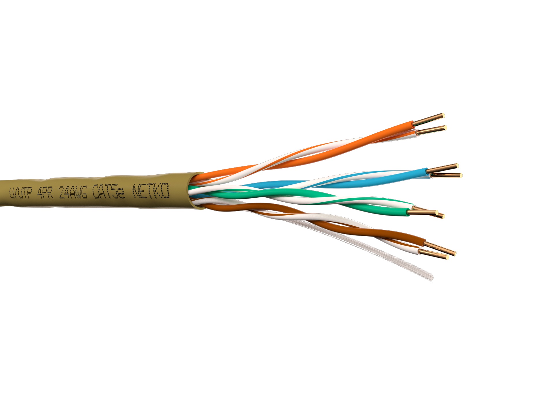 

Витая пара UTP кат.5e, 4 пары, CU, 305м., внутренний, одножильный, PVC, бежевый, NETKO (UTP-3738.05E.3B)