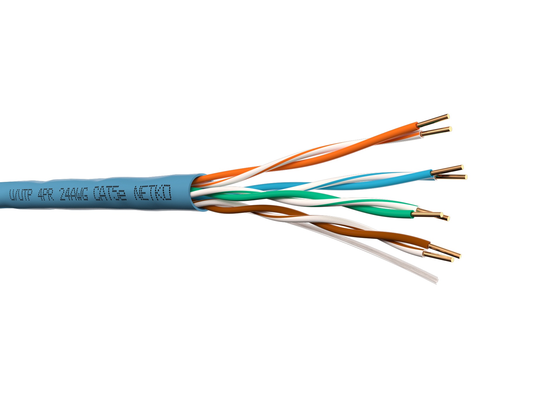

Витая пара UTP кат.5e, 4 пары, CU, 305м., внутренний, одножильный, PVC, синий, NETKO (UTP-5527.05E.5B)