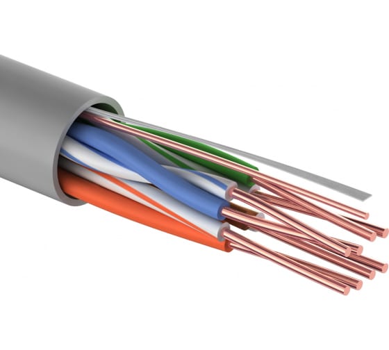 

Витая пара UTP кат.5e, 4 пары, CCA, 305м., внутренний, одножильный, PVC, серый, Proconnect (01-0043-3)