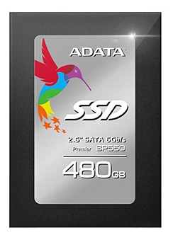 Твердотельный накопитель (SSD) ADATA 480Gb SP550, 2.5", SATA3 (ASP550SS3-480GM-C)