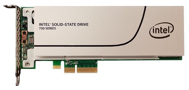 Твердотельный накопитель (SSD) Intel 800Gb 750, PCI-E AIC (add-in-card), PCI-E, NVMe (SSDPEDMW800G4X1)